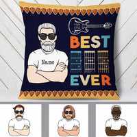 Personalized Guitar Dad Pillow JR111 95O34 thumb 1