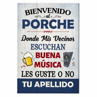 Personalized Outdoor Backyard Family Spanish Patio Poster DB278 95O47 thumb 1