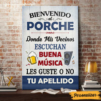 Personalized Outdoor Backyard Family Spanish Patio Poster DB278 95O47 thumb 1