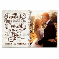 Personalized Couple Photo Poster DB148 30O47 thumb 1