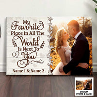 Personalized Couple Photo Poster DB148 30O47 thumb 1