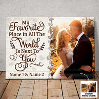 Personalized Couple Photo Poster DB148 30O47 thumb 1