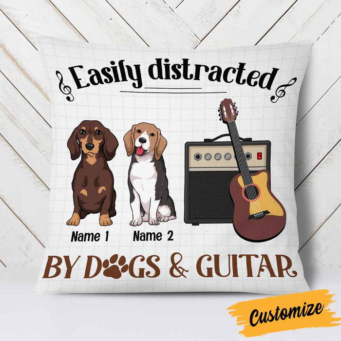 Personalized Guitar Dog Pillow JR113 26O58 1