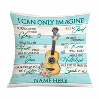 Personalized Guitar Girl Jesus Pillow JR112 95O58 thumb 1