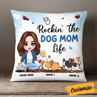 Personalized Dog Mom Pillow JR112 30O58 thumb 1