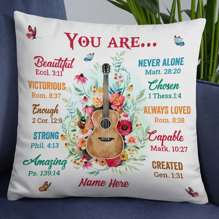 Personalized Guitar You Are Pillow JR114 30O32 1