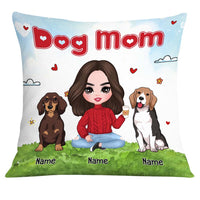 Personalized Dog Mom Pillow JR116 30O32 thumb 1