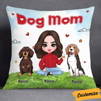 Personalized Dog Mom Pillow JR116 30O32 thumb 1