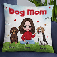 Personalized Dog Mom Pillow JR116 30O32 thumb 1