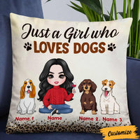 Personalized Dog Mom Pillow JR119 23O57 thumb 1
