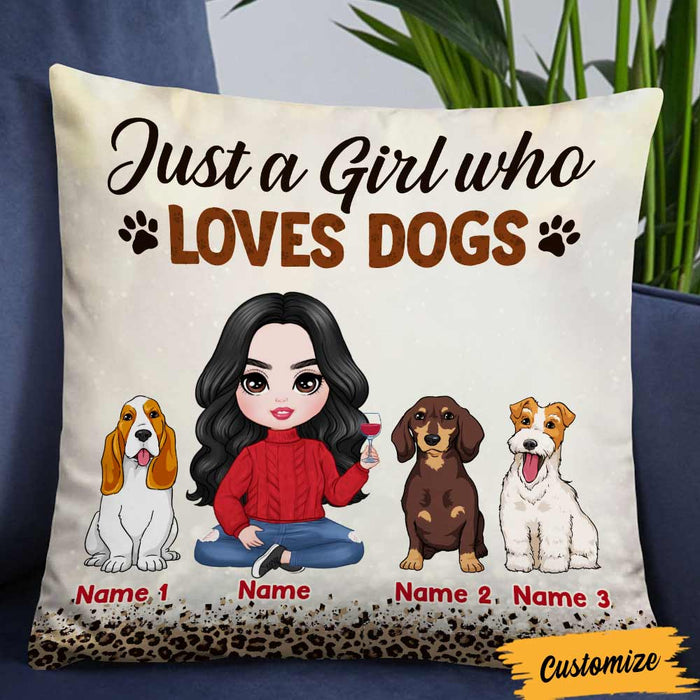 Personalized Dog Mom Pillow JR119 23O57 1