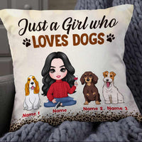 Personalized Dog Mom Pillow JR119 23O57 thumb 1
