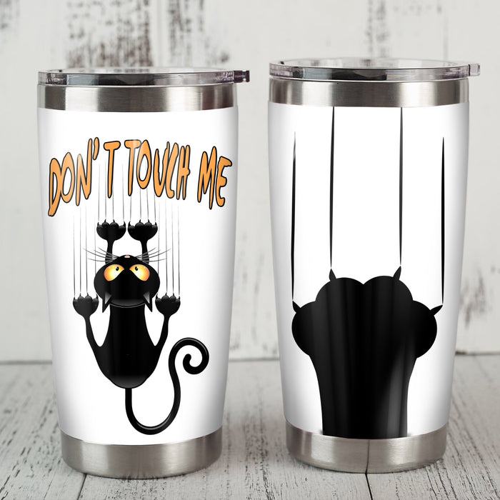 Black Cat Steel Tumbler MY84 67O36 1