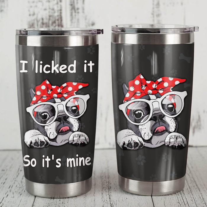 French Bulldog Steel Tumbler MR1304 68O52 1