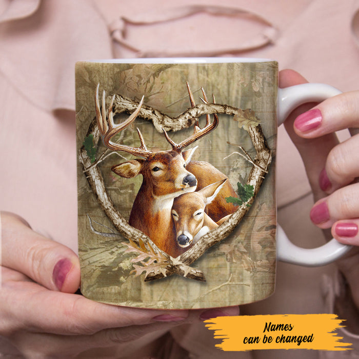 Personalized This Is Us Deer Hunting Couple Mug NB301 65O47 1