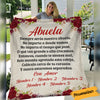 Personalized Spanish Abuela Grandma Blanket AP136 65O34 1