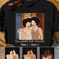 Personalized BWA Friend Freundinnen German T Shirt AP149 73O57 thumb 1