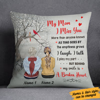 Personalized To Mom Memorial Pillow MR22 30O36 (Insert Included) thumb 1