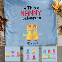 Personalized This Grandma Belongs To Boots T Shirt SB253 65O53 thumb 1