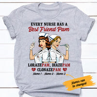 Personalized Nurse Friends Pam T Shirt SB32 67O47 thumb 1