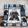 Cane Corso Dog Fleece Blanket MR0302 69O49 1