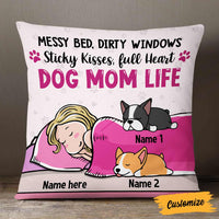 Personalized Dog Mom Pillow JR1110 23O57 thumb 1