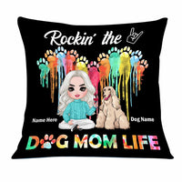 Personalized Dog Mom Pillow JR124 23O23 thumb 1