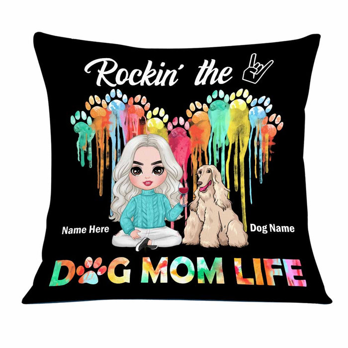 Personalized Dog Mom Pillow JR124 23O23 1