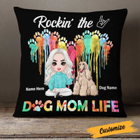 Personalized Dog Mom Pillow JR124 23O23 thumb 1