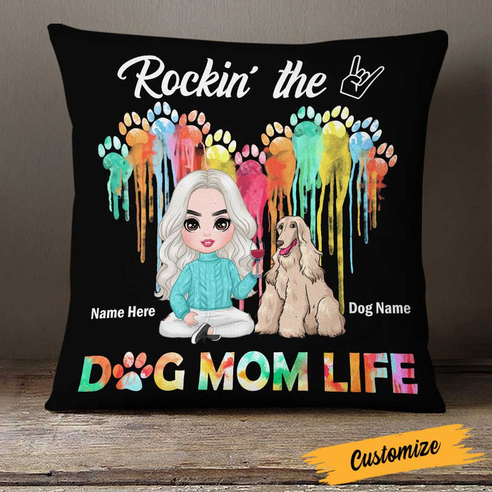Personalized Dog Mom Pillow JR124 23O23 1