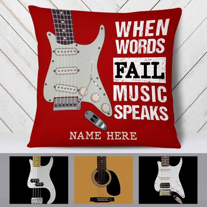 Personalized Guitar Pillow JR116 23O58 1