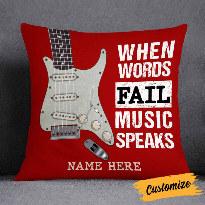 Personalized Guitar Pillow JR116 23O58 1