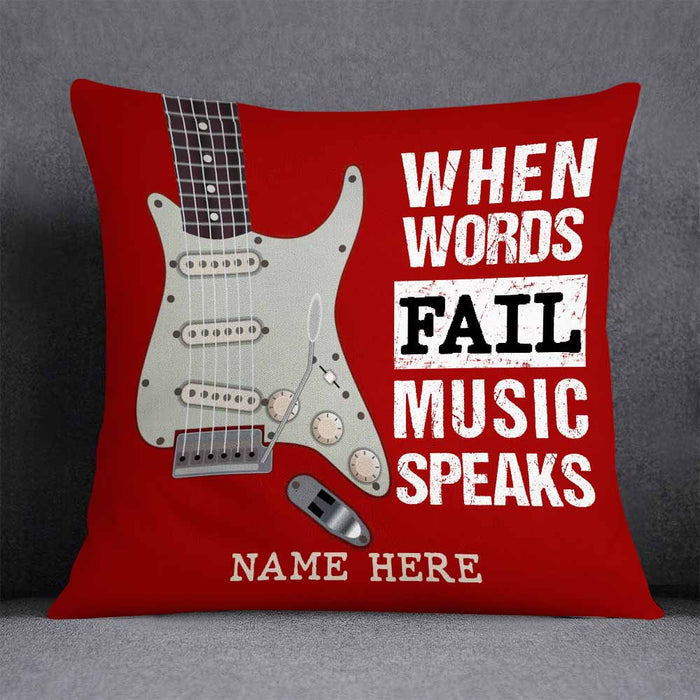 Personalized Guitar Pillow JR116 23O58 1