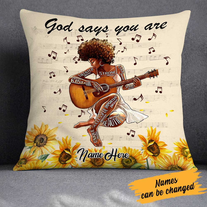 Personalized BWA Guitar Girl Pillow JR117 23O23 1
