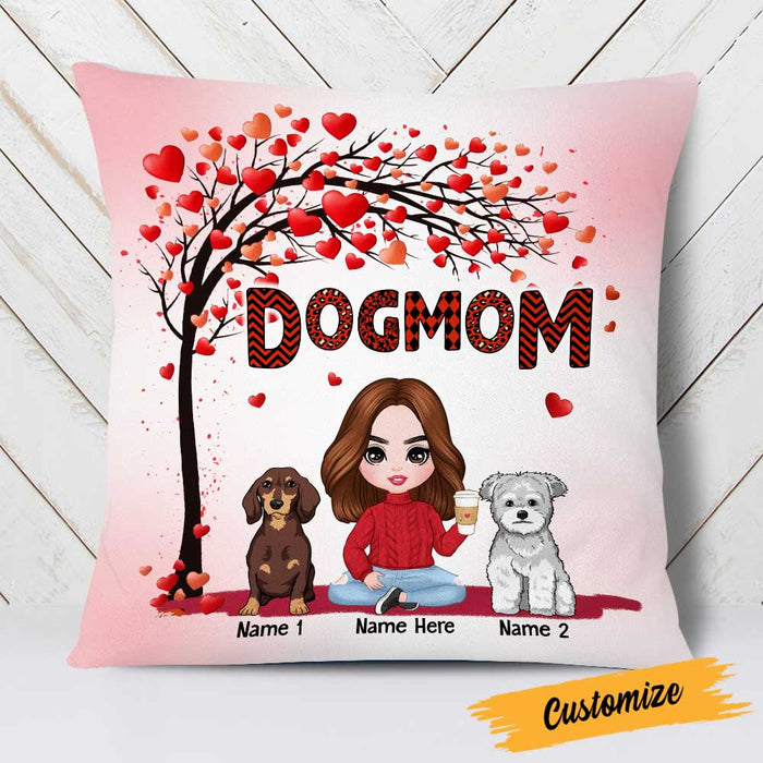 Personalized Dog Mom Pillow JR113 30O23 1