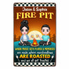 Personalized Outdoor Decor Firepit Couple Metal Sign JR115 81O47 1