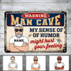 Personalized Man Cave Sense Of Humor Metal Sign JR126 95O36 1