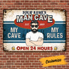 Personalized Man Cave Metal Sign JR121 24O53 1