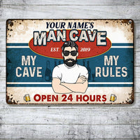Personalized Man Cave Metal Sign JR121 24O53 thumb 1