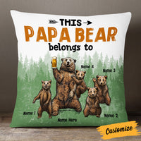 Personalized Bear Love Grandpa Pillow JR124 85O53 thumb 1