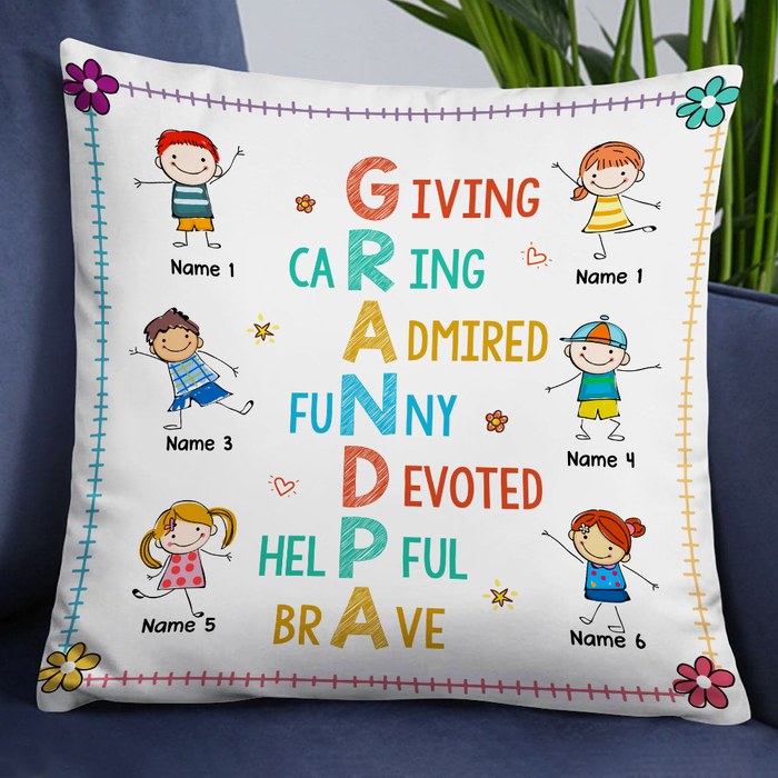 Personalized Love Grandpa Pillow JR126 24O24 1