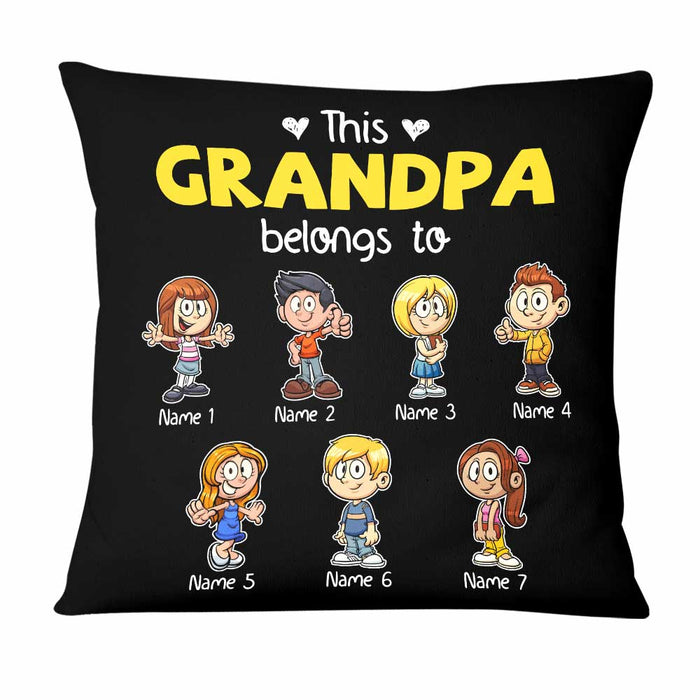 Personalized Love Dad Grandpa Grandkids Pillow JR134 24O47 1
