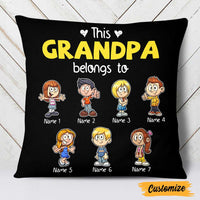 Personalized Love Dad Grandpa Grandkids Pillow JR134 24O47 thumb 1