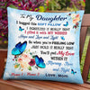 Personalized Butterfly Daughter Hug This Pillow JR123 95O47 1