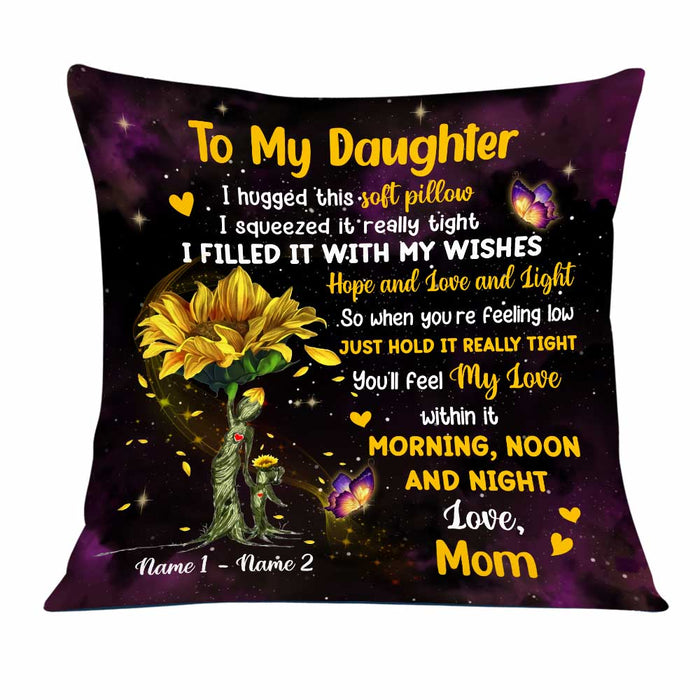 Personalized Mother Daughter Daughter Granddaughter Pillow JR124 24O23 1