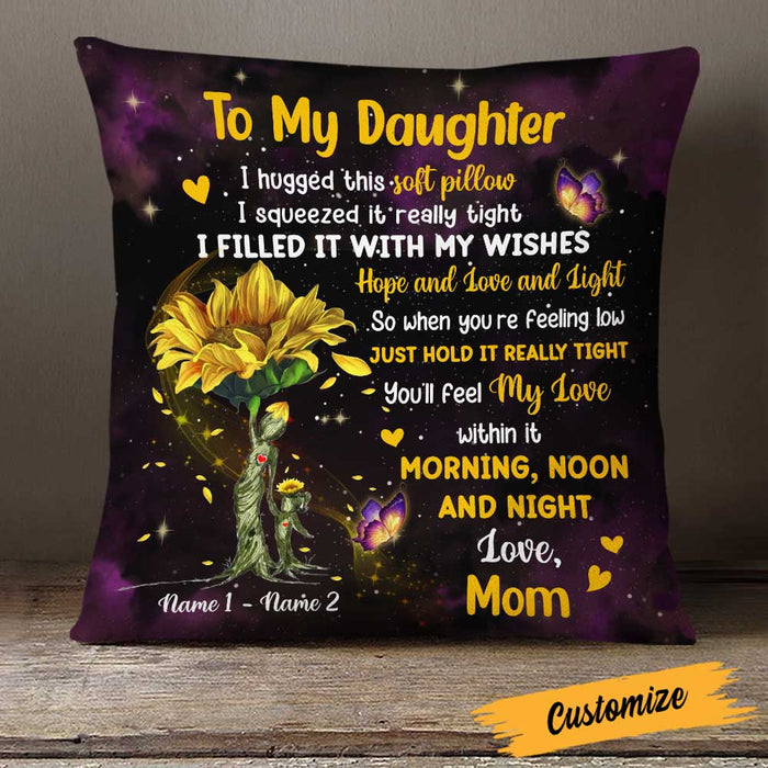 Personalized Mother Daughter Daughter Granddaughter Pillow JR124 24O23 1