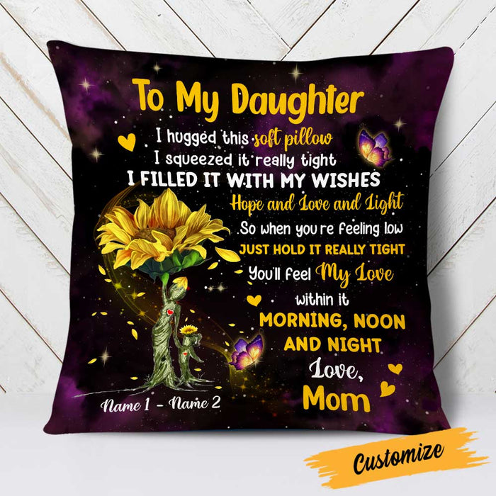 Personalized Mother Daughter Daughter Granddaughter Pillow JR124 24O23 1