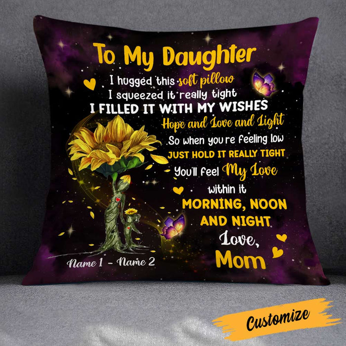 Personalized Mother Daughter Daughter Granddaughter Pillow JR124 24O23 1