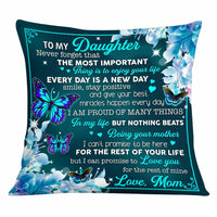 Personalized To My Daughter Pillow JR121 26O34 thumb 1