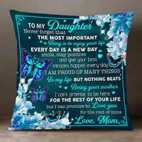 Personalized To My Daughter Pillow JR121 26O34 thumb 1